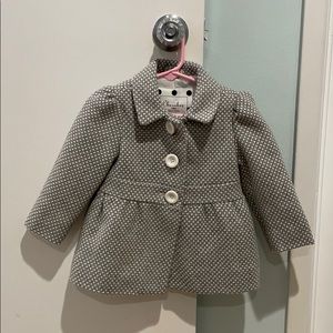 Baby girl grey coat